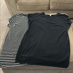 Women’s Black and Striped Dresses